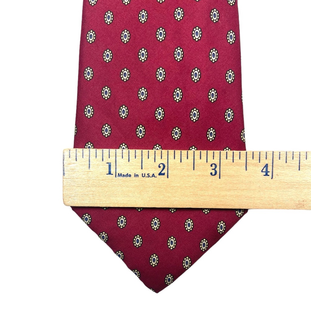 YSL Yves Saint Laurent Men's Neck Tie‎ 100% Silk Made in USA 57" - Picture 7 of 8
